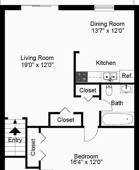 One Bedroom Upper Level One Bedroom Upper Level
