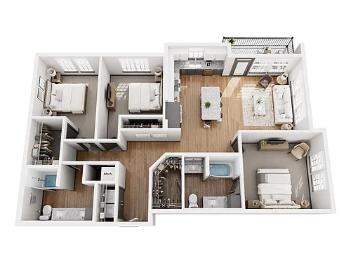 Floor plan C1