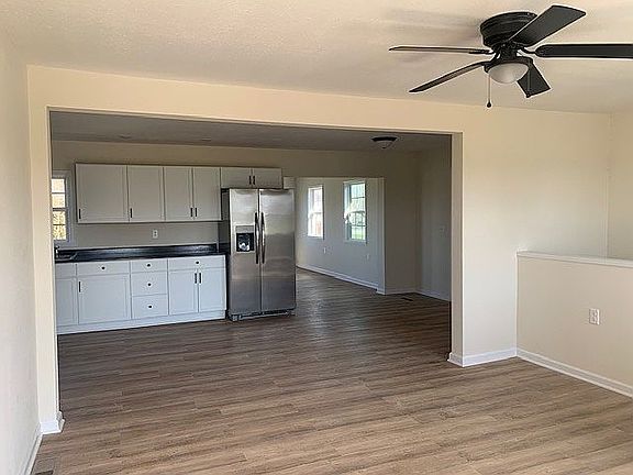 Front room open to kitchen
