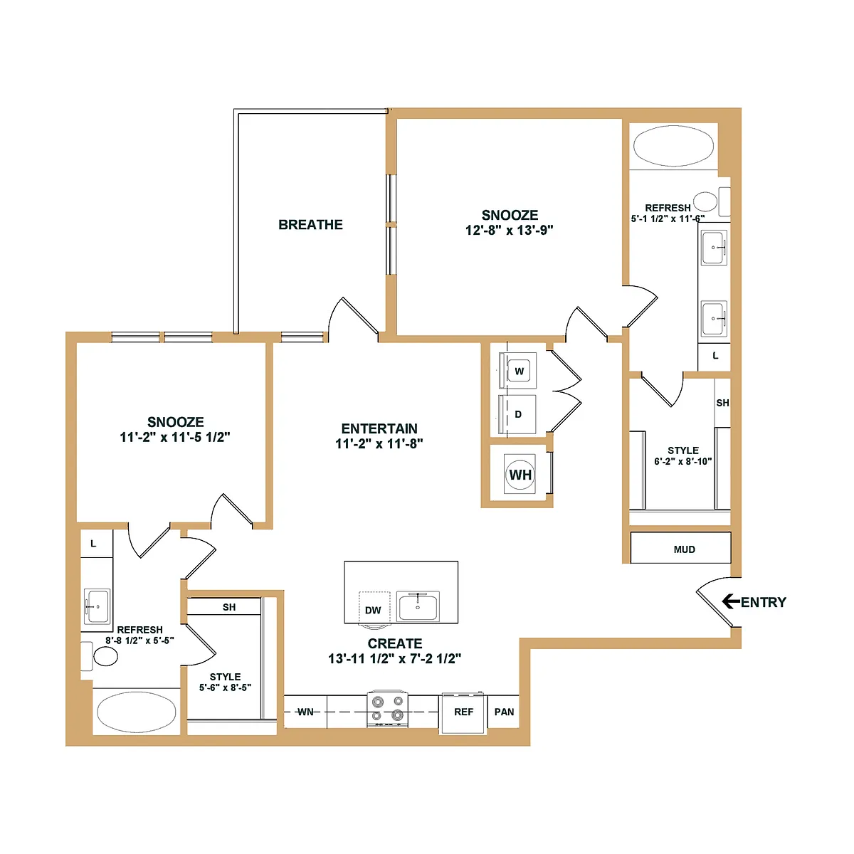 Floor plan B3