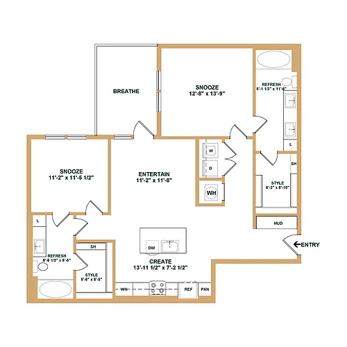Floor plan B3