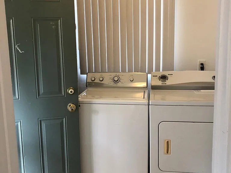 Entry thru patio and laundry room. It's your "drop zoom"__