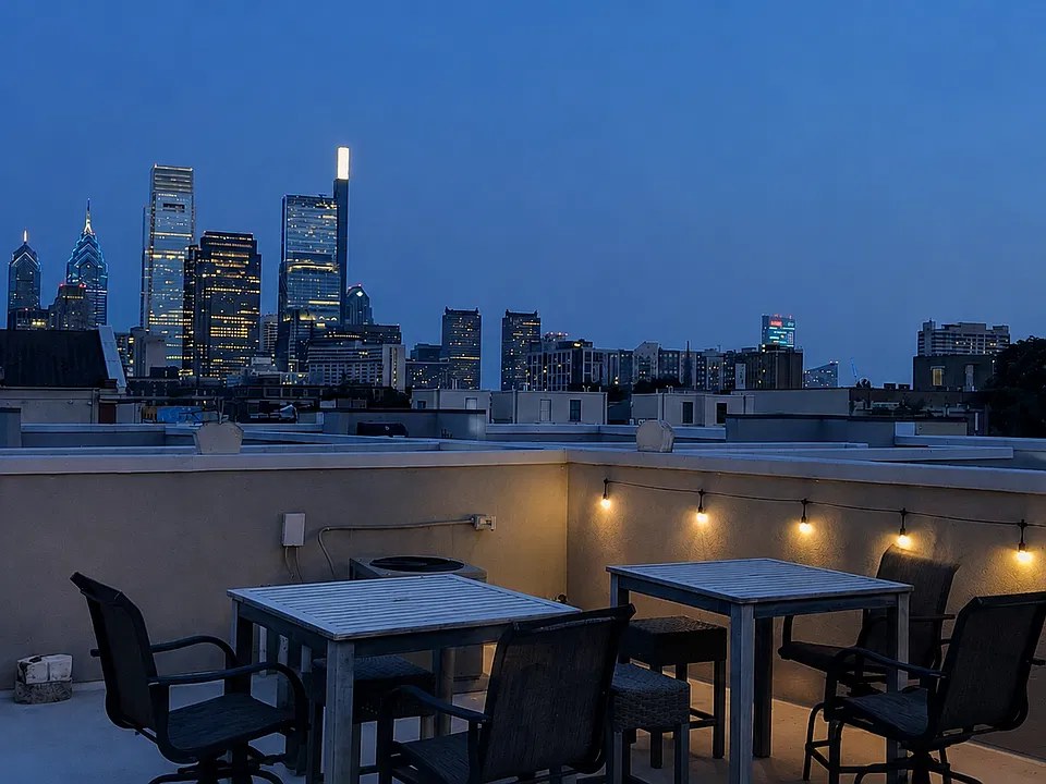 Rooftop Deck view