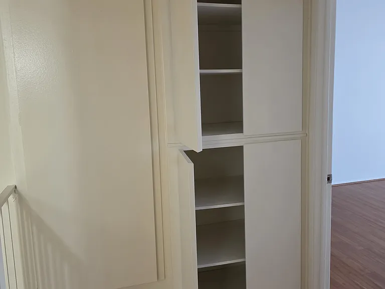 Closet area upstairs hallway