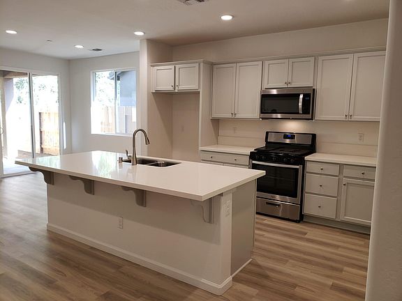 Kitchen with dining space view