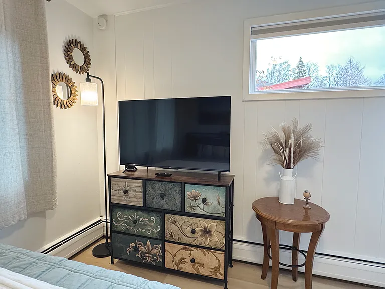 Roku TV and dresser
