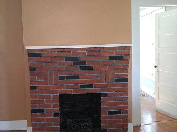 Living room fireplace