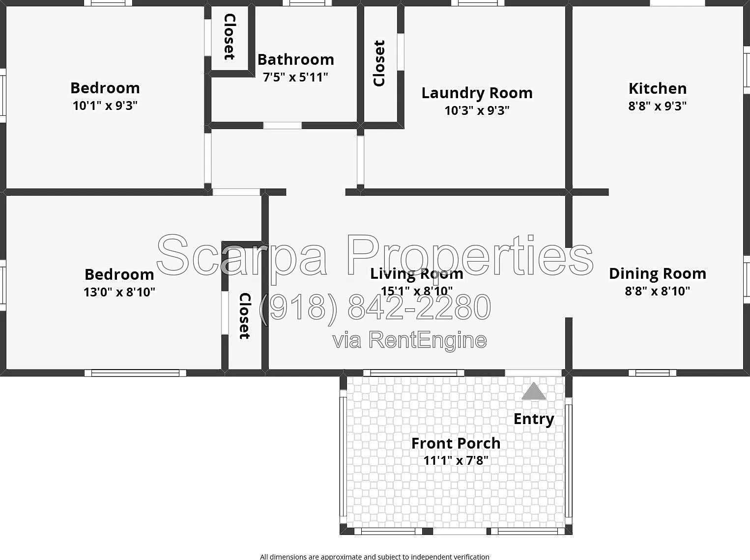 2 bed, 1.0 bath, 800 sqft, $1,250 — Photo 2