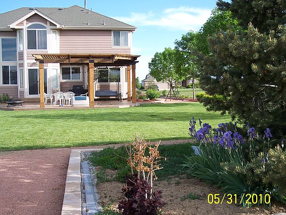 Partial backyard from North