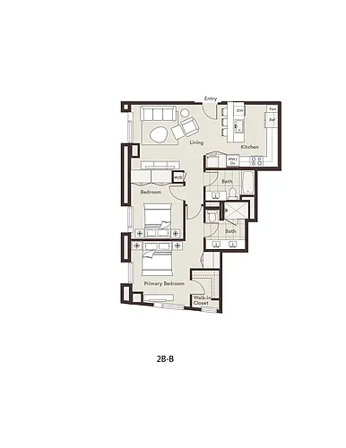 Floor plan 2B-B