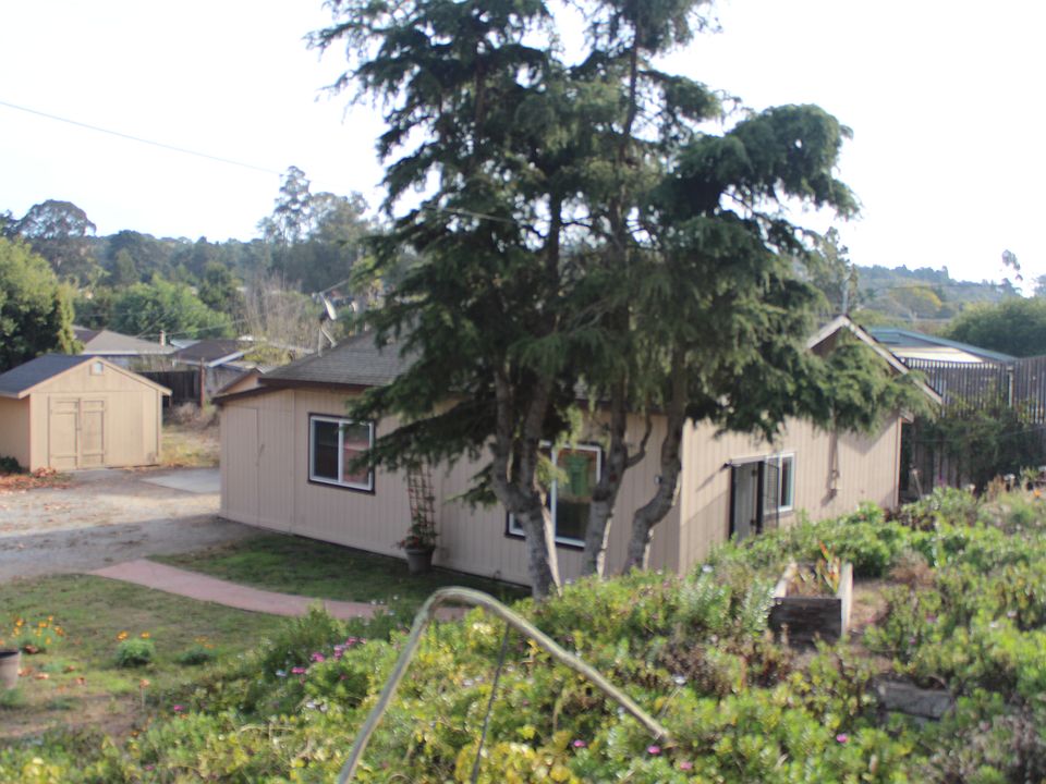 view from above, another home on the property