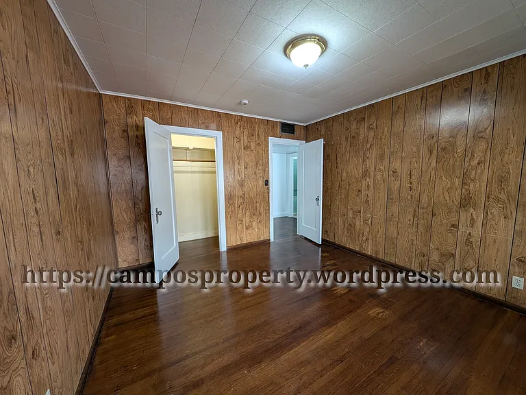 All bedrooms feature walk in closets.