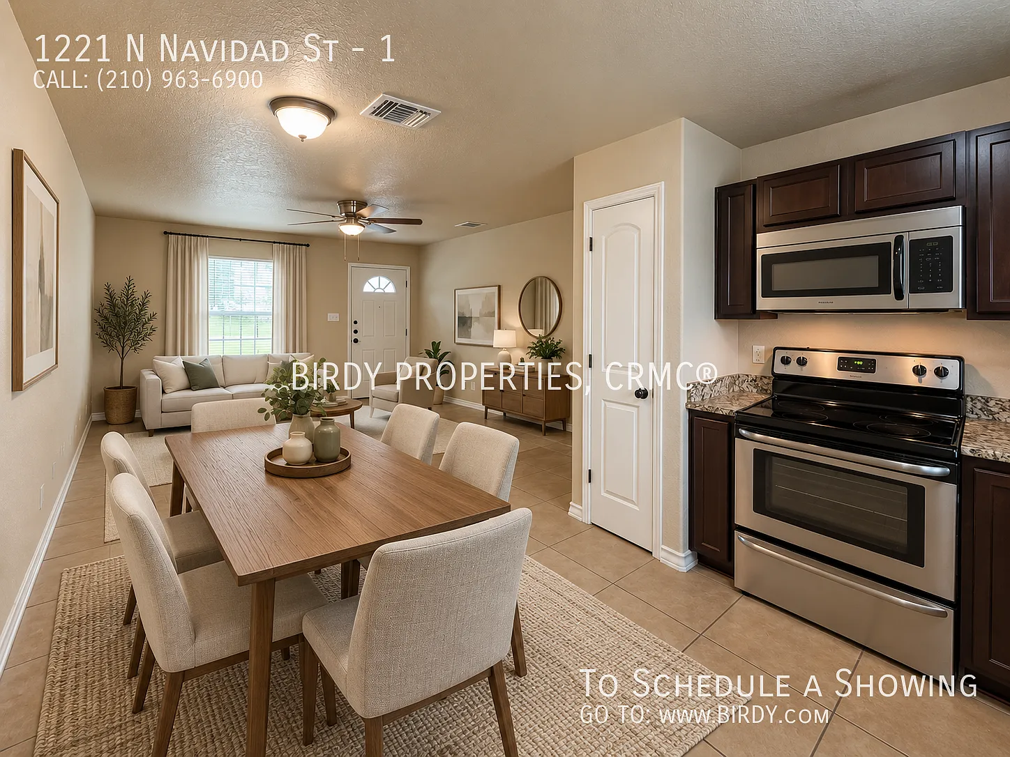 "Charming 3-Bed Duplex in San Antonio with Modern Granite Accents 1221 N Navidad St" — Photo 3