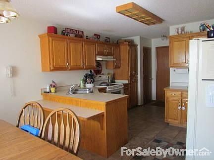 Kitchen with cabinet space galore!