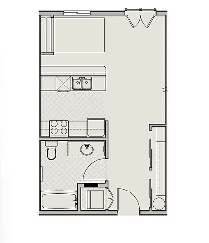 Floor plan Studio A