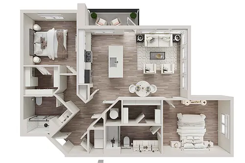 Floor plan B21