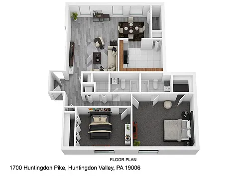 Floor plan 2 Bedroom Deluxe