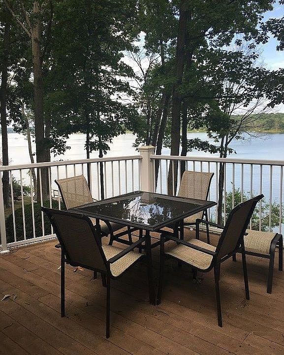 Lake view from deck