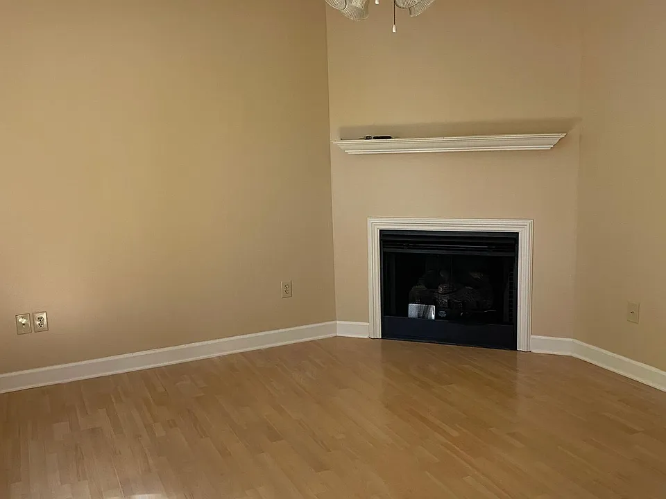Living Room with Gas Logs