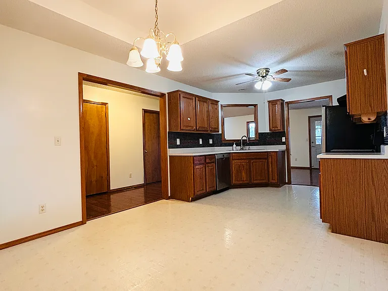 Kitchen and dining area