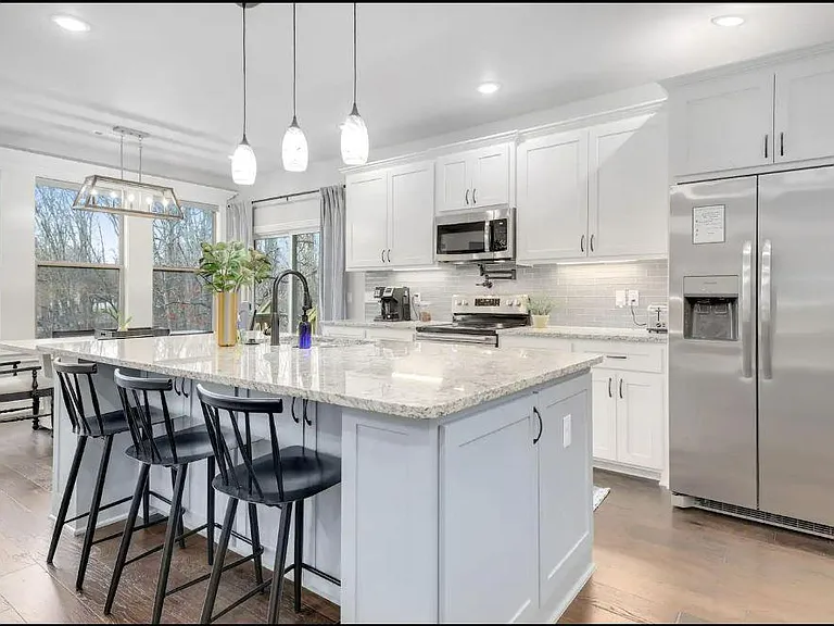 Kitchen and eating area
