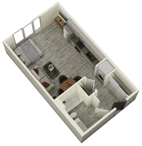 Floor plan Studio I