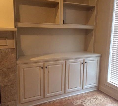 Built-ins in Family room