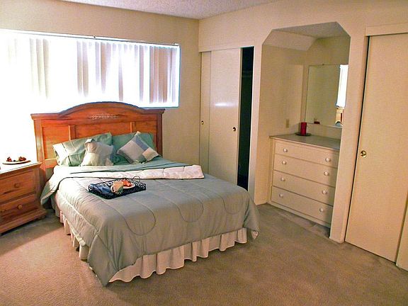 Enormous bedroom with natural light