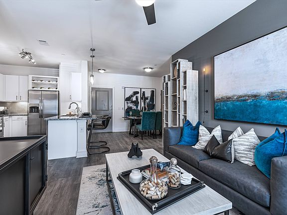 Modern Living Area with Open Floor Plan