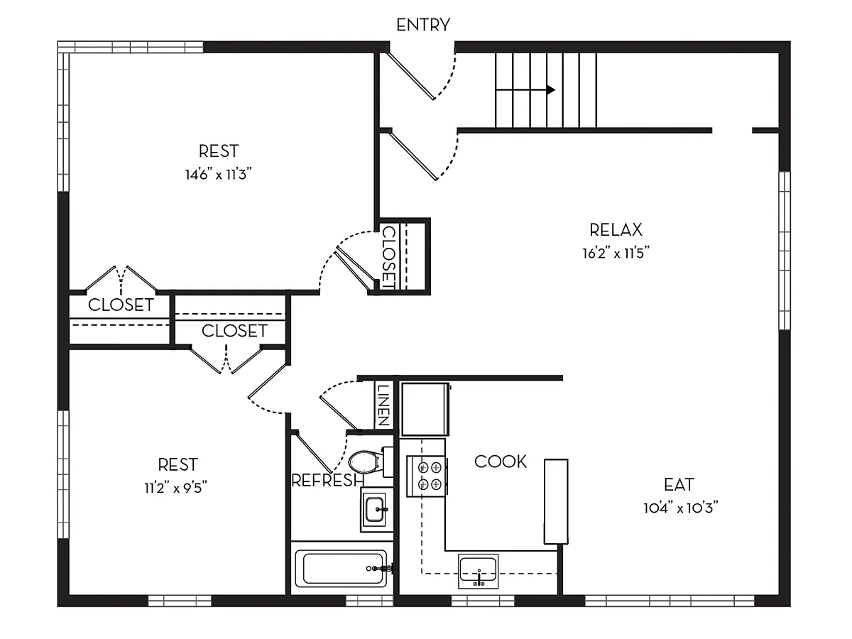 Floor plan The Bennett