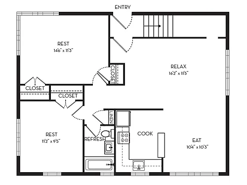 Floor plan The Bennett