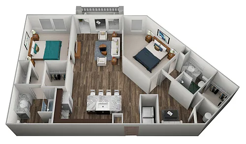 Floor plan B3 (Alder)