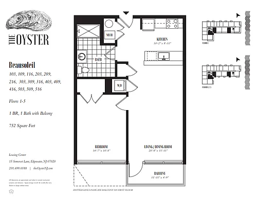 Floor plan Beausoleil
