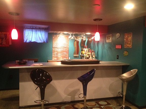 Finished Basement Bar