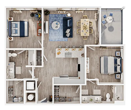 Floor plan B3