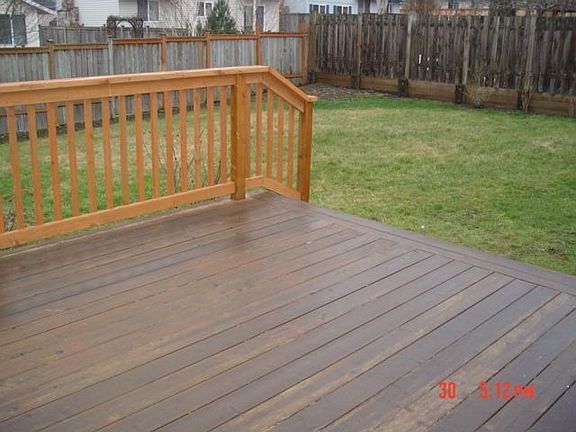 Large Deck out French Doors