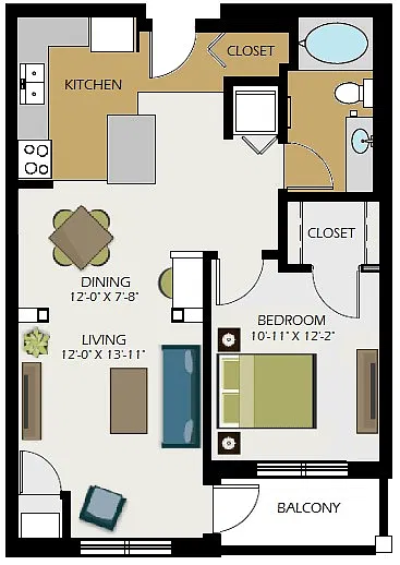 Floor plan Mitchell