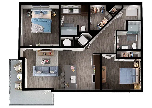 Floor plan B7