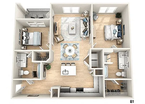 Floor plan B1