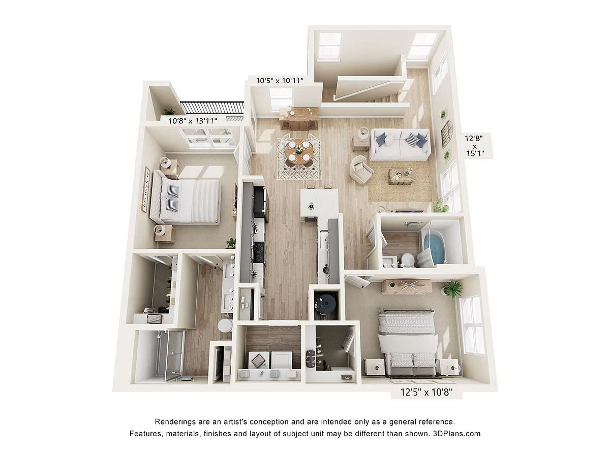 Floor plan BH-B1 (U) W/GARAGE