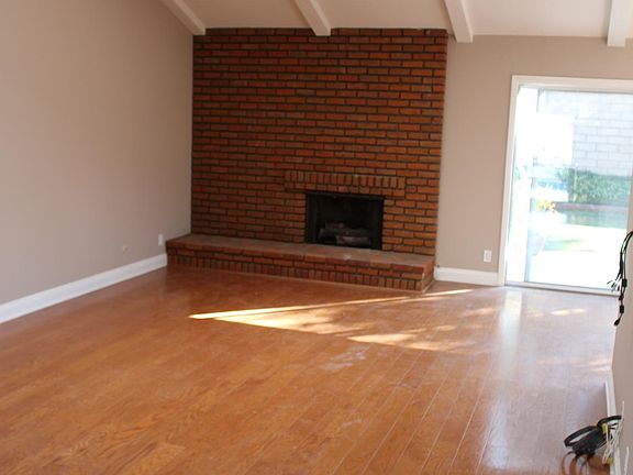 Family room with fireplace