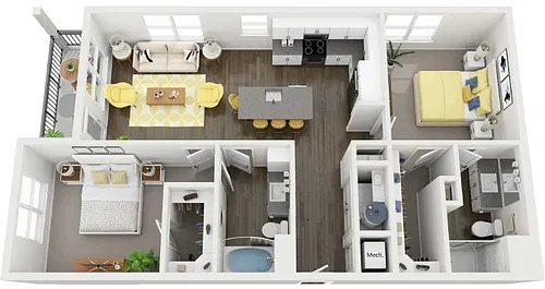 Floor plan Grays - Attached Garage