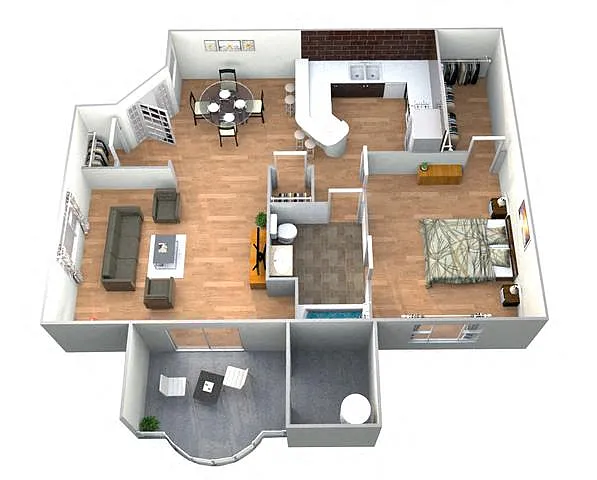 Floor plan Villa Medici