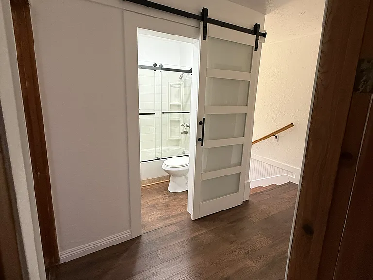Upstairs Hall Bathroom Entry/New Doors