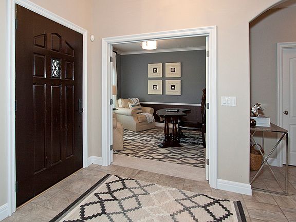 Solid wood front door