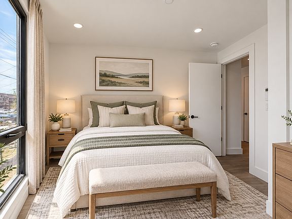 Virtually Staged Bedroom