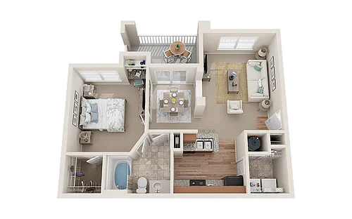 Floor plan 1 Deluxe
