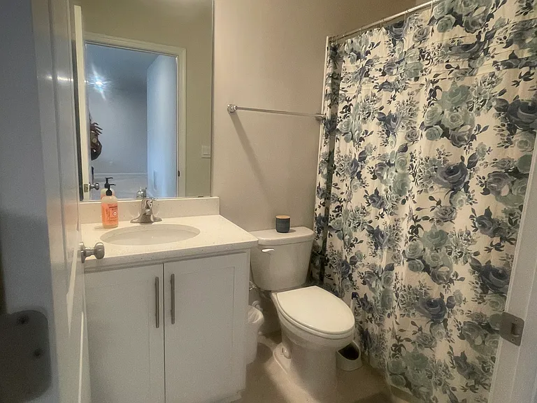 Full bathroom in finished basement