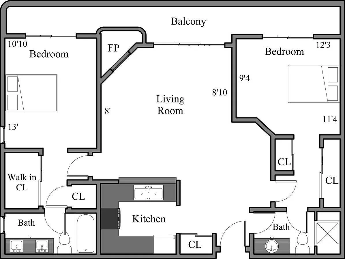 2 bed, $2,950 — Photo 2