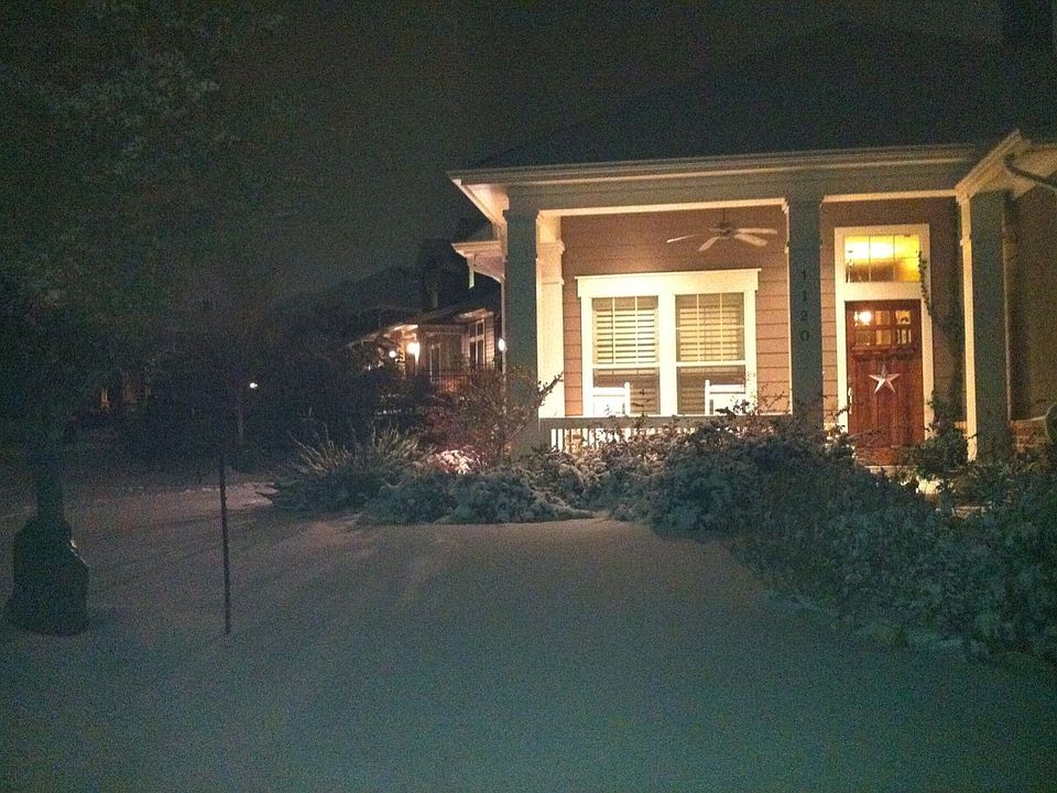 Snowy yard winter 2011